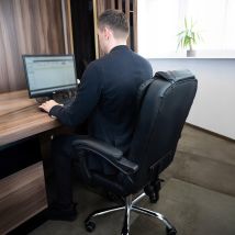 Malatec Sedia Da Ufficio Moderna Nera