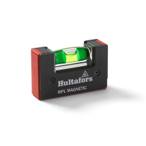 Livella magnetica MPL Hultafors – 483189 – Livella tascabile per misurazioni orizzontali e verticali – Poliammide rinforzata – 68 mm