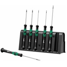 Wera - 118150 6pce Kraftform Micro Precision Screwdriver Set Slotted & Phillips