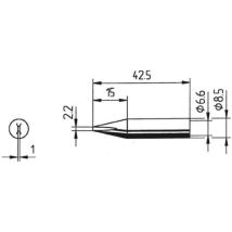 Ersa - 842 Cd Lötspitze Meißelform Spitzen-größe 2.2 Mm Inhalt 1 St.