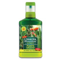 Concime Liquido Piante Grasse 200 ml – Nutrimento per Succulente – NPK 3-6-8 + B + Fe + Mn + Zn – Crescita Miracolosa