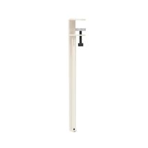 B-Ware Tip Toe Couchtischbein Bankbein Tischbein Cremeweiß Universell Stahl 43cm 1 Stück