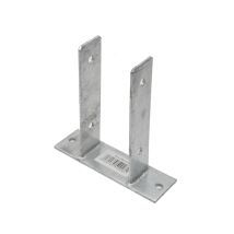 B2 - Soutien Post Tzn U-forme Galvanisé 115x200 Mm Avec Des Vis