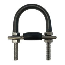 Graphskill - U-bolt For 100 Nb (114.3 Od) Pipe. T316 Stainless Steel With Convex Base To Minimise Crevice Corrosion