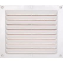 Rejilla De Ventilación De Abs Natural, L.14,6 X L.17,5 Cm Centrale Brico