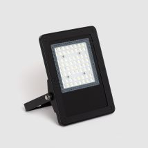 Foco Proyector Led 50w 170 Lm/w Ip65 Elegance Slim Pro Negro 5000k Blanco Frío Asimétrica 30ox90o