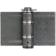 Schwarte - Anschweißband (torband) Schwer 180 X 180 X 5 Mm Für Stahltore Stahl Blank