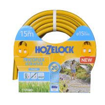 Hozelock - Manguera Jardín Antitorsión Amarillo Gris Rayas 3d (48 Uc/pal) - 19mm - 20m