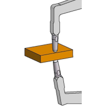 Außenschnelltaster Oditest – 0–10 mm Messbereich – 35 mm Messtiefe – IP65 – Präzises Messinstrument für Wandstärken