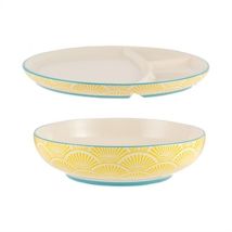 Set Ciotola E Piatto Typhoon Di Yellow World Foods