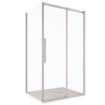 Box Doccia Angolare 1 Anta Scorrevole In Cristallo Trasparente 8mm H200 Bonussi Eliane 70x100 Cm