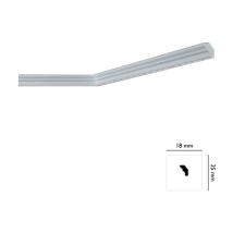 Cornice Decorativa Per Soffitto Mod. I725 - Mm. 18 X 25 X 2 Mt