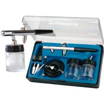 Aerógrafo profesional Junior 140 – Doble efecto – Ideal para difuminado y diseño – Incluye manguera y adaptador