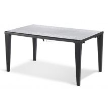 Grosfillex – Tavolo Alpha Antracite – 150x90 cm – Ergonomico, resistente agli UV e alle intemperie