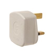 Dencon 6283wnb 3 Pin Rubber Plug 13a White Dcn6283wnb