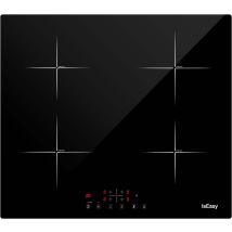 Iseasy - 4 Zonen Einbau Induktionskochfeld Mit 9 Leistungsstufen & Timer, 6800w,l58 X P52 Cm, Boost-funktion, Induktionskochplatte, Induktion 