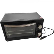 Htc Equipement - Four Électrique 24v 300w 9l - 2 Résistances Chauffantes - Sélecteur 3 Modes De Cuisson