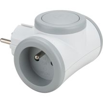 Biplite Rotative Compacte + Interrupteur 2x16a (2p+t) - Watt And Co