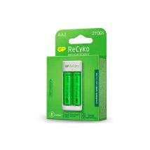 Gp Batteries - Caricabatterie Gp Usb Per 2 Batterie Aa/aaa + 2 Batterie Aa 2100mah G535