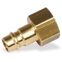 Connecteur fileté femelle 3/8" – Raccord laiton – Filetage plomberie, Forme du raccord, Configuration raccord, Largeur, Longueur – Aircraft