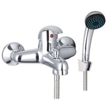 Rubinetterie Associate - Serie Euro Miscelatore Monocomando Per Vasca Da Bagno Fissaggio Parete Muro