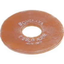 Fominaya – Goma obturadora plana para mecanismos de descarga Roca – Caucho virgen natural – Øext 73 mm, Øint 23 mm, espesor 3 mm