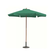 Sombrilla De Jardín Tela Parasol Y Poste De Madera Mod. Fantasy Verde Oscuro Ø 3