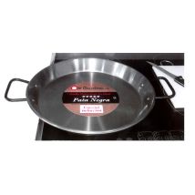 Padella Per Paella Lucida A Induzione 38 Cm - 3 Porzioni 2 Manici - Garcima