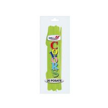Dopla Coltelli Monouso Verde Acido Plastica 20 Pz