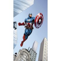 Tenda per PorteFinestre Capitan America 140x245cm – Tessuto poliestere 138 gr – Effetto Semi Coprente – Stampa Digitale