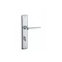 Thirard – QT543311 Bathroom and Toilet Door Handle – Deep-Drawn Steel Plates, Cast Alloy Lever – Robust Construction