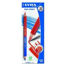 Lyra - 12 Matite Bicolore Blu/rosso 175 Mm Outifrance