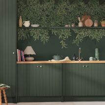 William Morris At Home - Papier Peint Panoramique William Morris Willow Bough Deep Green 400 X 250cm Vert