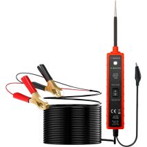 Probador De Circuitos Automotrices Em285, Probador De Sistemas Eléctricos Automotrices, 6-24 V Cc, Rojo