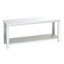 Bott 41003671.16v Cubio Bench With Shelf, Steel Clad Top 2000x 750mm Bot41003671