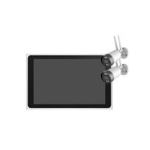 Kit De 2 Cámaras De Vigilancia Wifi + 1 Pantalla Nvr Para Interior Y Exterior Link2home