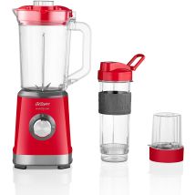 Arzum - Ar1159 Shake'n Take Personal Blender, Edelstahl 1200 Ml Flasche 500w Rot