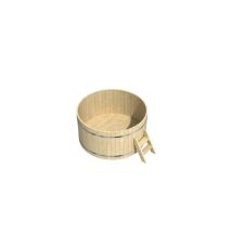 Finntherm Badefass Bergen – Holz-Whirlpool für 3-10 Personen – Ø 160-220 cm – inkl. Montagematerial und Holzofen