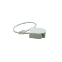 35056 Doubleur Tèlèphonique Rj45 M'Le/femelle 3 Ports - Waytex