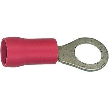 Kabelschuh In Ringform Isoliert, 100 Stück, Rot - Bis 1,5 Mm², 8,4 Mm