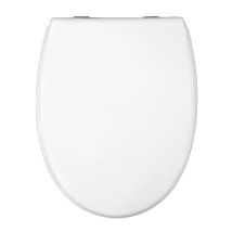Selles Atlantis WC-Sitz – Weiß – Polyesterharz – 45 x 37 cm – 13 bis 22 cm