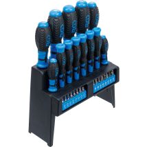 Bgs Technic - Serie Di Cacciaviti Con Assortimento Inserti In Un Supporto In Plastica 29 Pz.