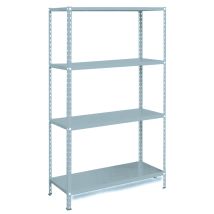 Prometal Minikit Scaffali Aste Spezzate Cm. 80x30x150 H - Grigio