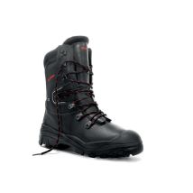 Stivali Di Sicurezza Della Foresta Aborista Gtx Size 43 Cuoio Da Vacca Impermeabile Nero