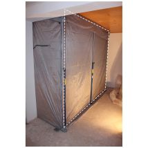 Staubschutzwand 310 x 310 cm – reißfestes Nylongewebe – für QS110, QS60, QS50, QS30 – waschbar
