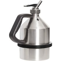 Recipiente dosificador de seguridad de acero inoxidable 2L – Grifo de dosificación – Ventilación automática – Cortallamas – FALCON