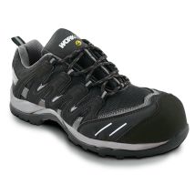 Workfit - Zapato De Seguridad Trail Negro Número 46 Para Terreno Difícil