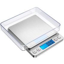 Bilancia Di Precisione, 500 G/0,01 G, Bilancia Di Precisione 0,01 G, Bilancia Da Cucina Con Funzione Tara E Conteggio, Display Lcd Retroilluminato (