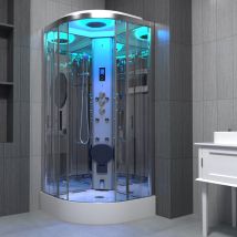 Steam Shower Cabin Enclosurecubicle 800 X 800 Body Jets Premium Range - Insignia