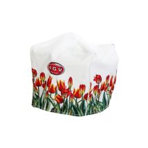 1932 Copertura Per Affettatrice-eleganza E Protezione Con Motivo Tulipani-100% Made In Italy, Poliestere, Colorato - Rgv
